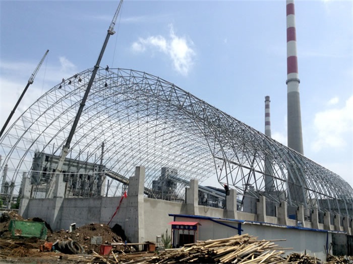 北宁煤机油桶翘工程网架
